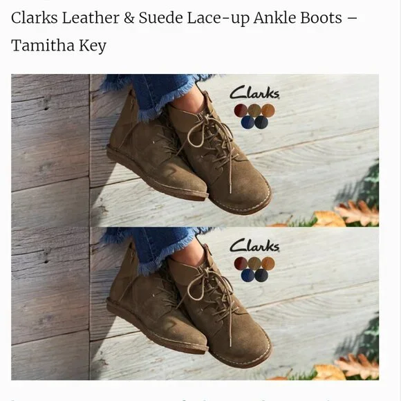 Clarks Rust Bootie "EUC" - Picture 14 of 15